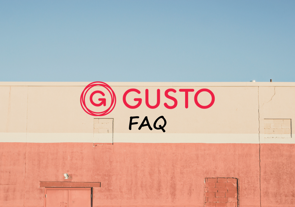 Gusto Payroll Management FAQ Bookkeeper360